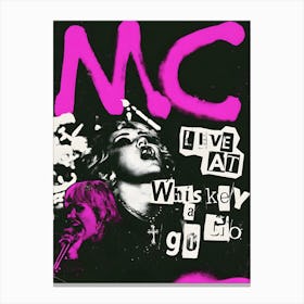 Live At Mc Canvas Print