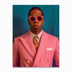 Jay-Z Fashion Art Canvas Print