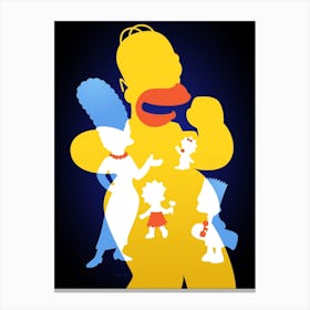 The Simpsons Homer Canvas Print