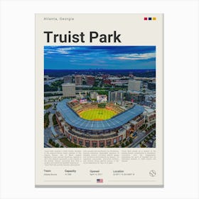 Baseball - Atlanta Braves - Truist Field 1 Canvas Print