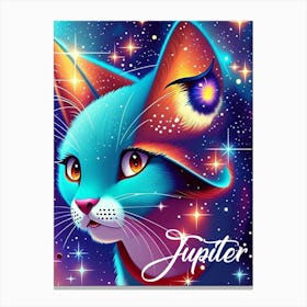 Jupiter Cat Canvas Print