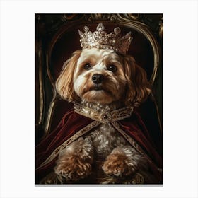 Queen Cavapoo Canvas Print