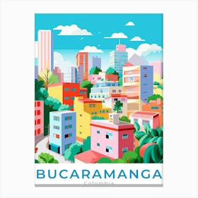 Colombia Bucaramanga Travel Canvas Print