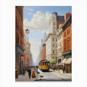 New York Street Scene Canvas Print