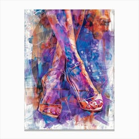 Canvas - Women'S Feet Canvas Print