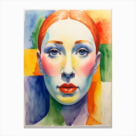 Portrait Of A Woman 9 Canvas Print