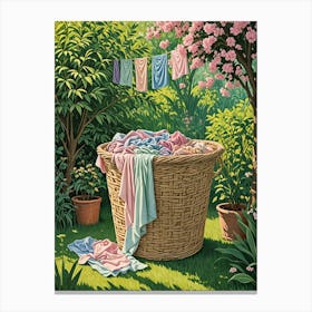 Laundry Basket no2 Canvas Print