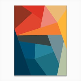 Bold Geometric Abstract Two Canvas Print