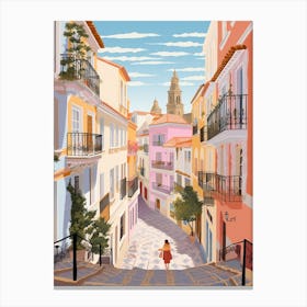 Seville Spain 4 Illustration Canvas Print