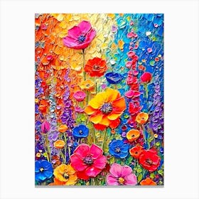 Colorful Flowers Canvas Print