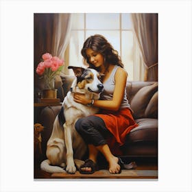 183.National Pet Day. Canvas Print