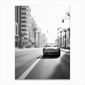 Dubai, United Arab Emirates, Black And White Old Photo 4 Canvas Print