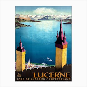 Lakr Lucerne, Switzerland Canvas Print