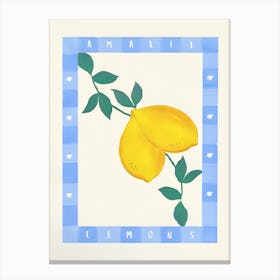 Amali Lemons Canvas Print