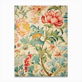 Floral Wallpaper 339 Canvas Print