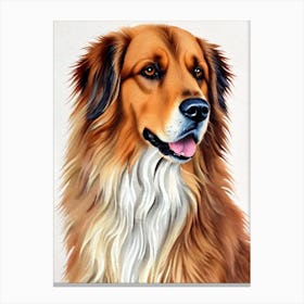 Leonberger 3 Watercolour dog Canvas Print
