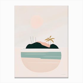 Cebu Island Philippines Simplistic Tropical Destination Canvas Print
