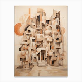 Abstract City Canvas Print