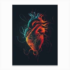 Human Heart 4 Canvas Print