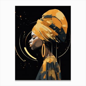 Portrait Of African Woman 3 Canvas Print