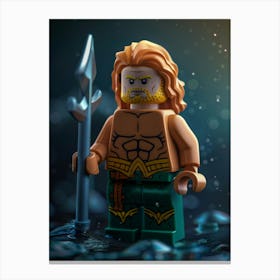 Lego Aquaman Canvas Print