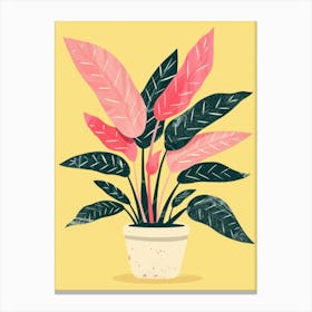 Plant In A Pot 18 Canvas Print