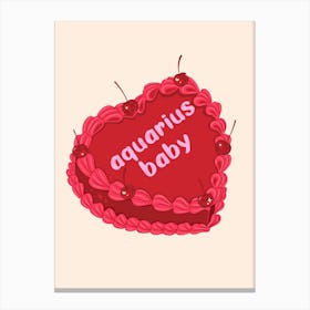 Aquarius Baby Canvas Print