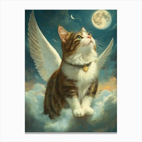 Cat With Wings Canvas Print