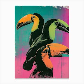 Toucan Pop Art Style 3 Canvas Print