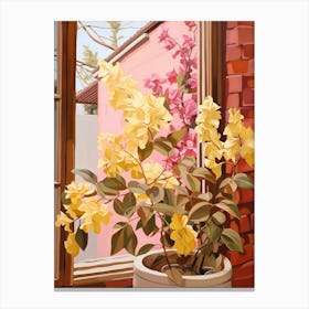 Bougainvillea 2 Flower Painting Canvas Print