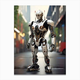 Futuristic Robot Canvas Print