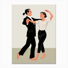 Tango Dancers Canvas Print