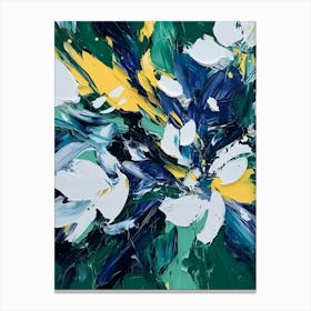 Abstract Flower Painting Canvas Print