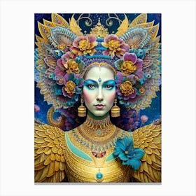 Angel Of The Sky Canvas Print