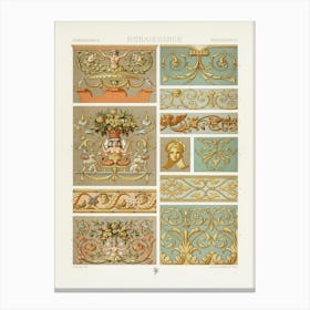Renaissance Pattern, Albert Racine (3) 1 Canvas Print
