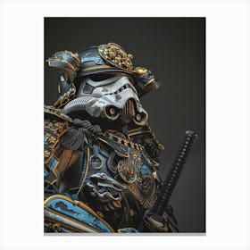 Stormtropper As A Vintagepunk Samurai 20 Canvas Print