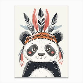 Indian Panda 13 Canvas Print