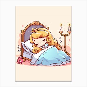 sleeping beauty princess 1 Canvas Print