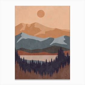 Mountain Landscape 13 Canvas Print