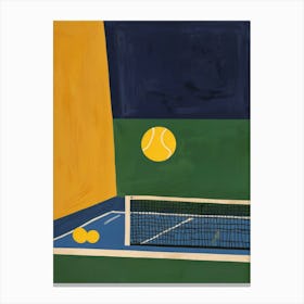 Tennis Court 17 Canvas Print