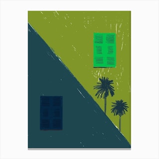Summer in green Canvas Print