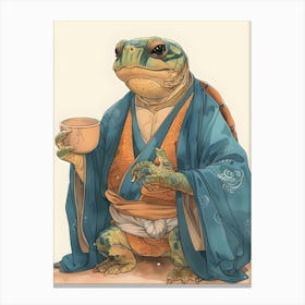 Samurai Turtle Canvas Print