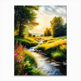 Landscape Painting 240 Canvas Print