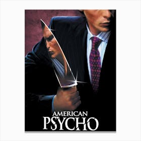 American Psycho, Wall Print, Movie, Poster, Print, Film, Movie Poster, Wall Art, Canvas Print