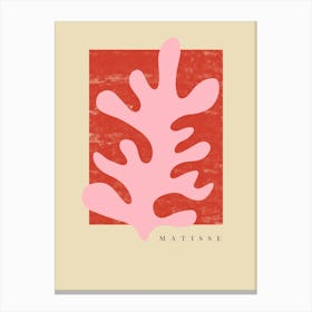 Red And Pink Matisse Canvas Print