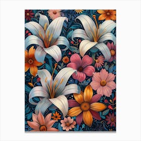 Lily Painting Canvas Print