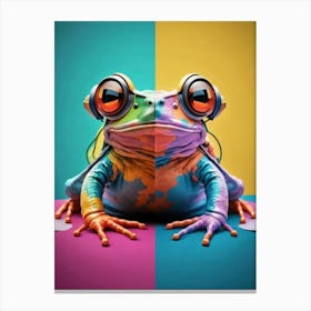 Colorful Frog 1 Canvas Print