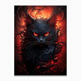 Black Cat Canvas Print