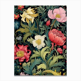 Floral Wallpaper 166 Canvas Print