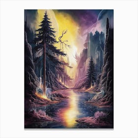 'Dark Forest' 2 Canvas Print